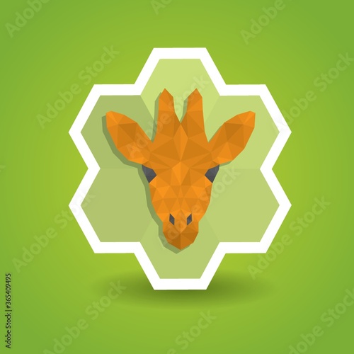 Photography giraffe label