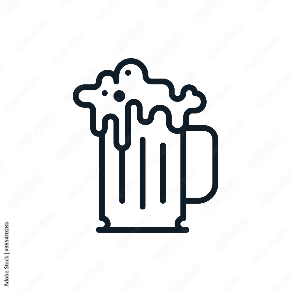 Beer outline icons. Vector illustration. Editable stroke. Isolated icon suitable for web, infographics, interface and apps. Beer outline icons. Vector illustration. Editable stroke. Isolated icon suitable for web, infographics, interface and apps.