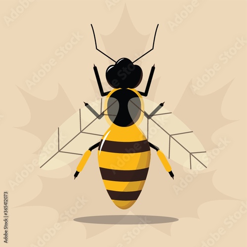 autumn honeybee