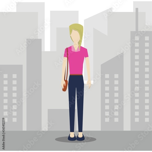 businesswoman in smart casual wear