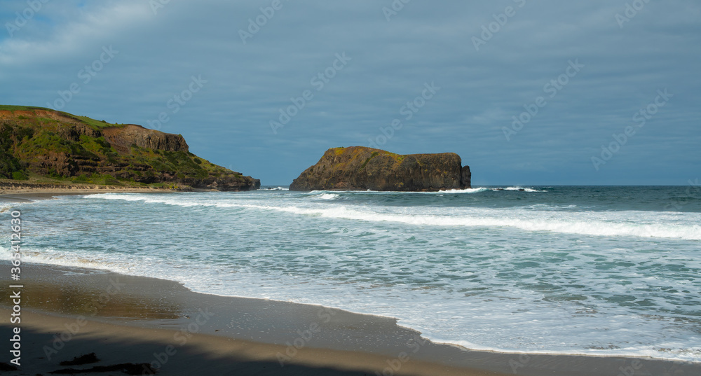 Rocks and Sea on the coast of Cape Schanck at Mornington Peninsula in Victoria, Australia