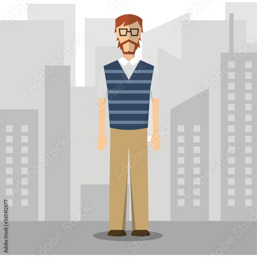 businessman in smart casual wear