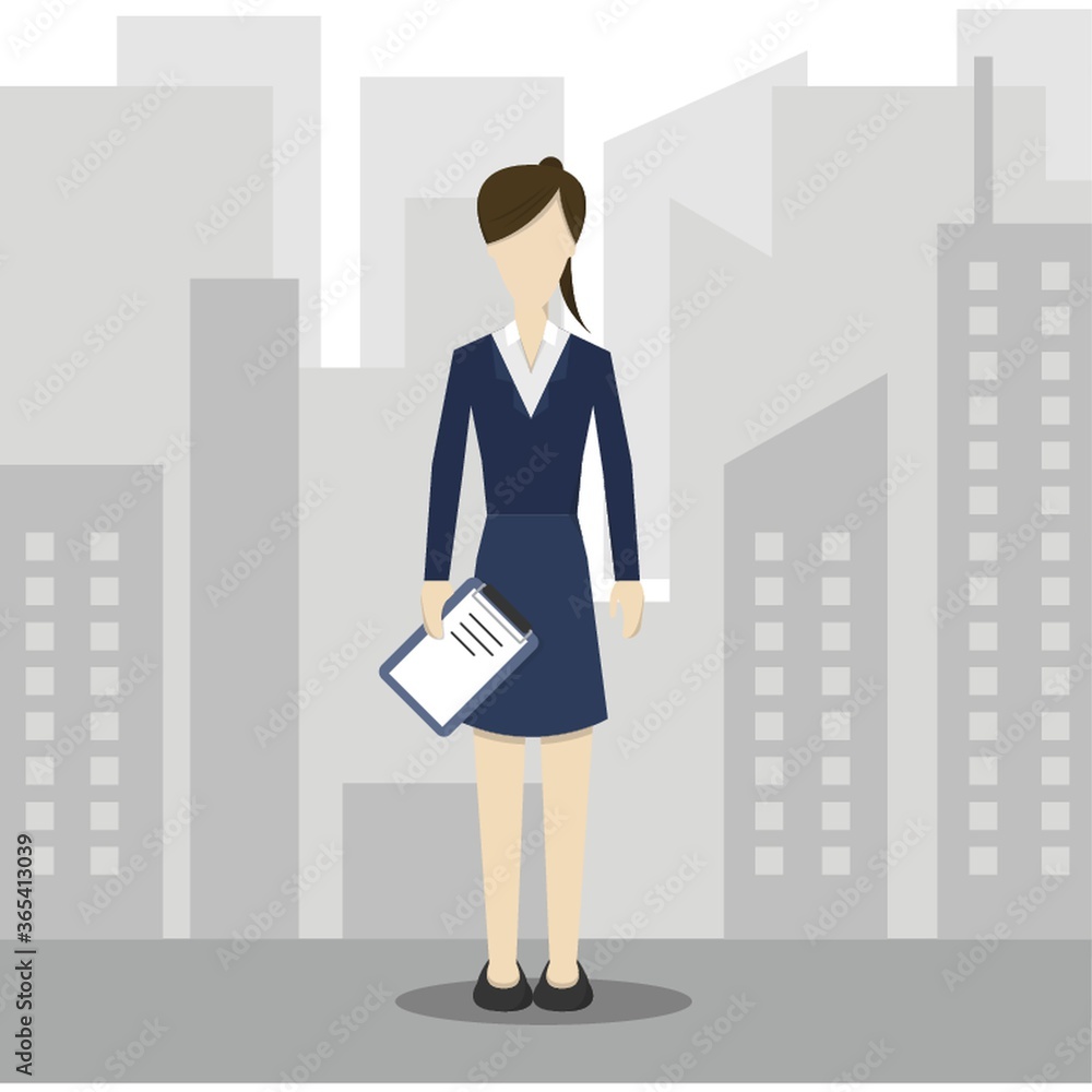 businesswoman in formal attire businesswoman in formal attire