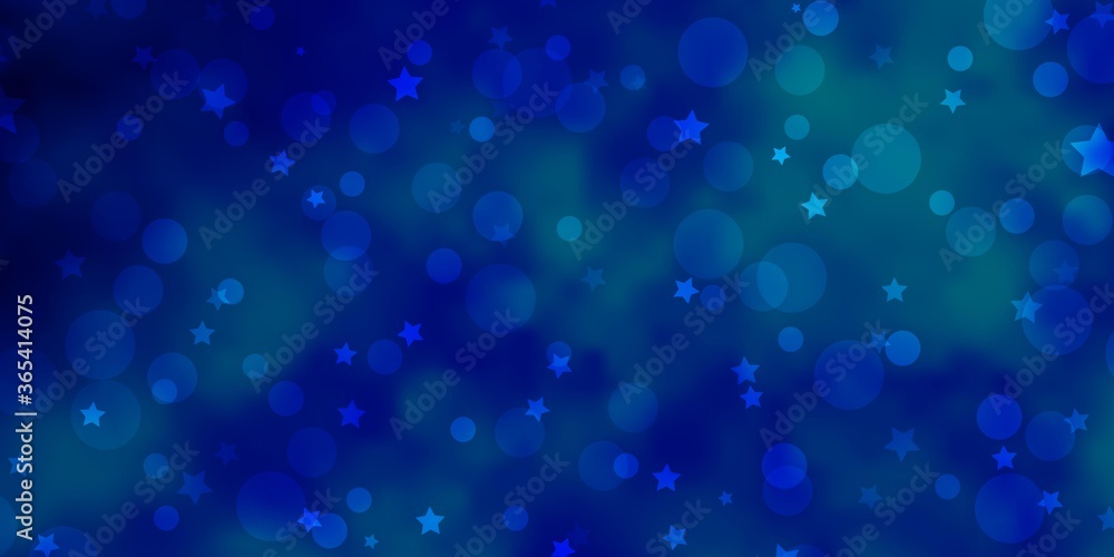 Light BLUE vector backdrop with circles, stars. Glitter abstract illustration with colorful drops, stars. Texture for window blinds, curtains. Light BLUE vector backdrop with circles, stars. Glitter abstract illustration with colorful drops, stars. Texture for window blinds, curtains.