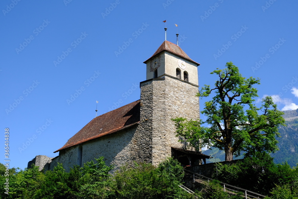 Ringgenberg church near Interlaken, Switzerland