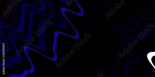 Dark Blue, Red vector pattern with wry lines. Colorful illustration in abstract style with bent lines. Pattern for commercials, ads.