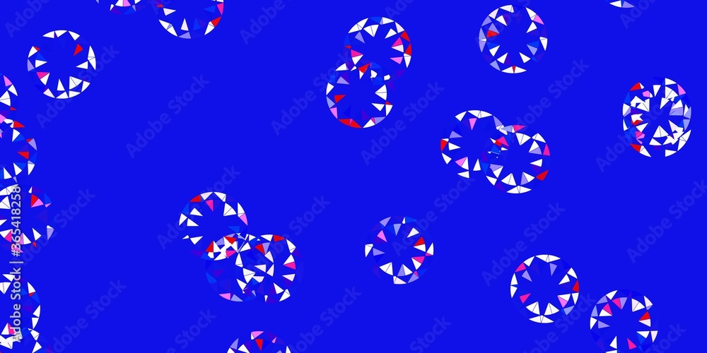 Light blue, red vector background with spots. Light blue, red vector background with spots.