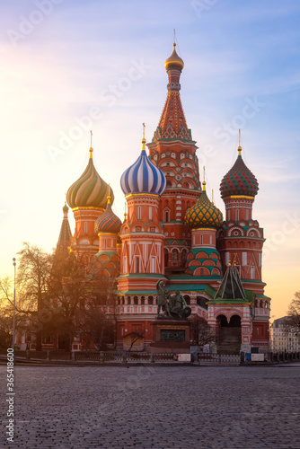 Saint Basil's Cathedral at Red Square in Moscow,Russia