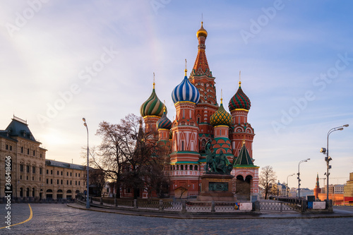 Saint Basil's Cathedral at Red Square in Moscow,Russia