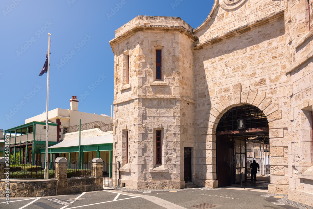 Fototapeta premium entrance to the prison at Fremantle Perth Western Australia