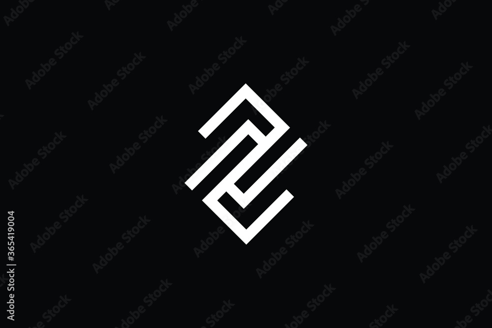 Minimal Innovative Initial Z logo and ZZ logo. Letter Z ZZ creative elegant Monogram. Premium Business logo icon. White color on black background Minimal Innovative Initial Z logo and ZZ logo. Letter Z ZZ creative elegant Monogram. Premium Business logo icon. White color on black background