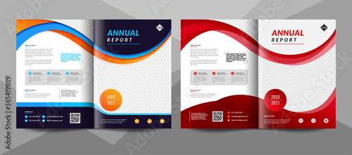 annual report brochure template. business brochure design template