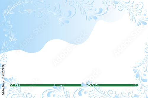 New Year concept. Landing page template. Theme of the holiday. Vector illustration in a flat style. Merry Christmas