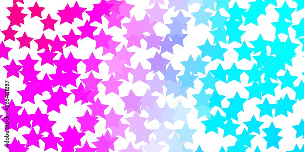 Light Blue, Red vector texture with beautiful stars. Modern geometric abstract illustration with stars. Best design for your ad, poster, banner. Light Blue, Red vector texture with beautiful stars. Modern geometric abstract illustration with stars. Best design for your ad, poster, banner.