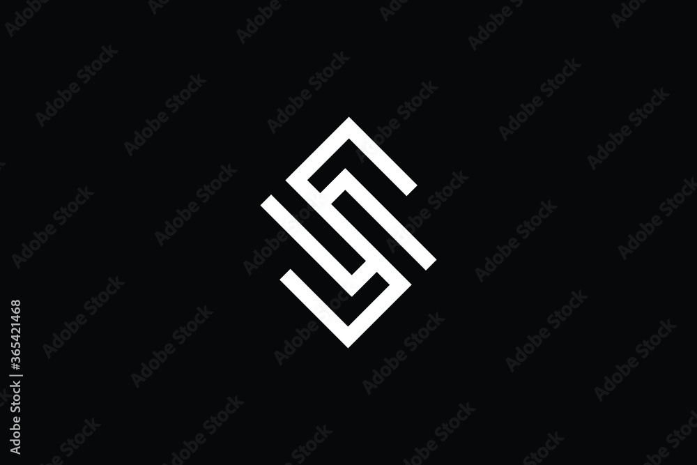 Minimal Innovative Initial S logo and SS logo. Letter S SS creative elegant Monogram. Premium Business logo icon. White color on black background Minimal Innovative Initial S logo and SS logo. Letter S SS creative elegant Monogram. Premium Business logo icon. White color on black background