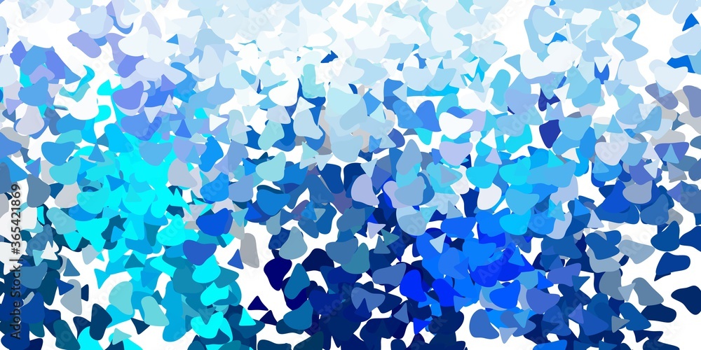 Light pink, blue vector pattern with abstract shapes. Light pink, blue vector pattern with abstract shapes.