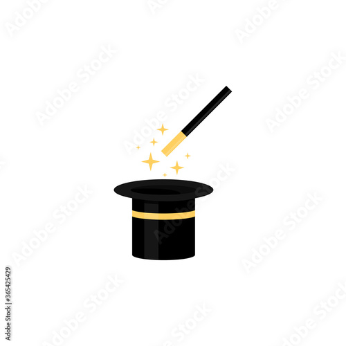 Magic wand flat, magic icon, cheese slice icon, vector illustration isolated on white background