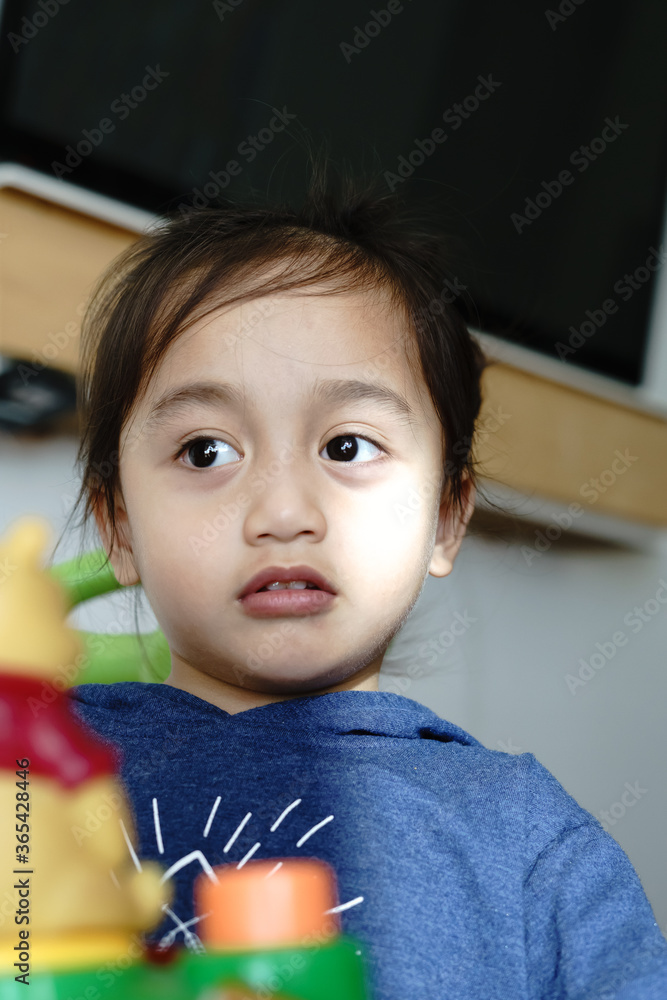 Portrait of an Asian little girl. Healthy and cute toddler. Portrait of an Asian little girl. Healthy and cute toddler.