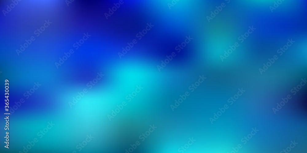 Light blue vector blur template.