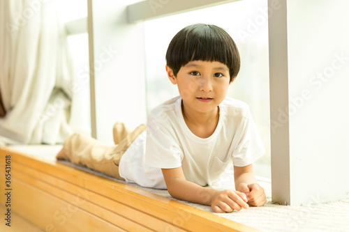 Portrait of cute Asian little boy