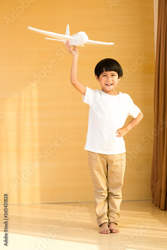 Portrait of cute Asian little boy