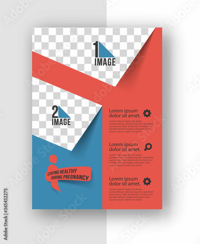 Staying Healthy During Pregnancy - Maternity Hospital Flyer & Poster Template.