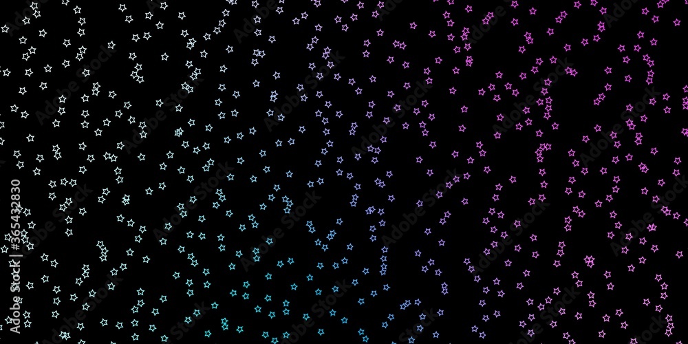 Dark Pink, Blue vector background with small and big stars. Shining colorful illustration with small and big stars. Pattern for new year ad, booklets. Dark Pink, Blue vector background with small and big stars. Shining colorful illustration with small and big stars. Pattern for new year ad, booklets.