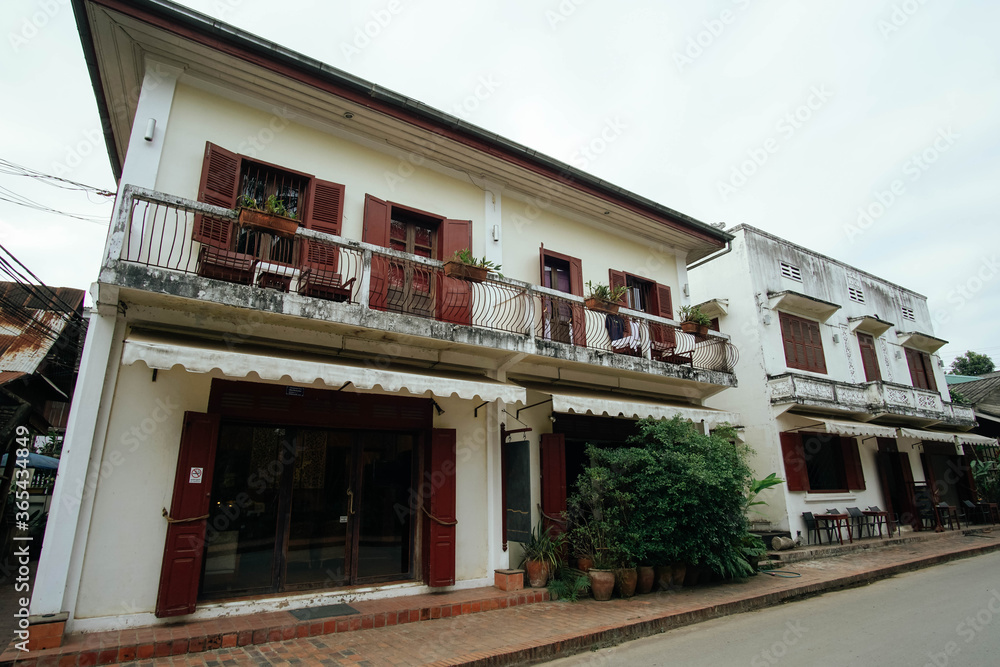 The old building in Luang Prabang, Loas