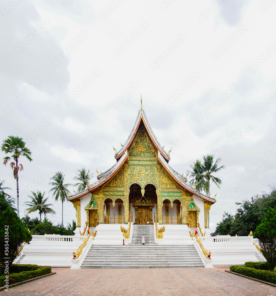 The royal palace museum of luang prabang city in Laos. The royal palace museum of luang prabang city in Laos.