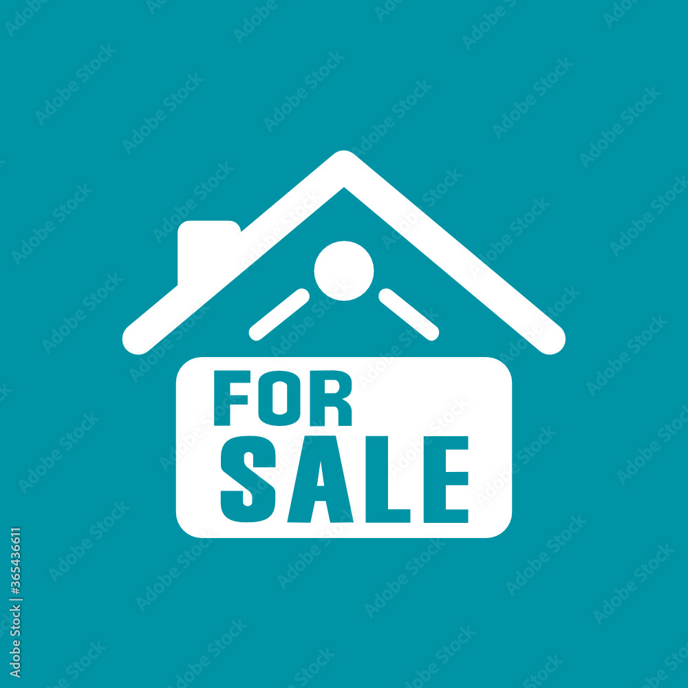 Home For Sale Sign - Metro Tile Icon Home For Sale Sign - Metro Tile Icon