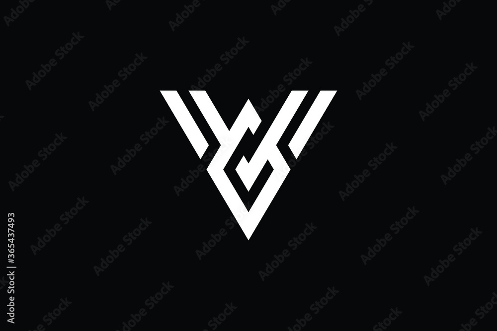 Minimal Innovative Initial VO logo and OV logo. Letter V VV creative elegant Monogram. Premium Business logo icon. White color on black background Minimal Innovative Initial VO logo and OV logo. Letter V VV creative elegant Monogram. Premium Business logo icon. White color on black background