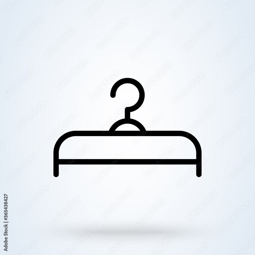 hanger. vector Simple modern icon design illustration. hanger. vector Simple modern icon design illustration.