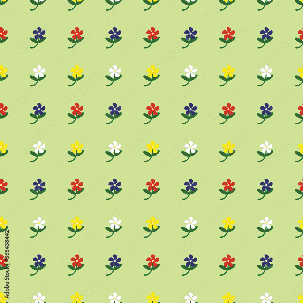 seamless floral pattern design in soft green background. seamless floral pattern design in soft green background.