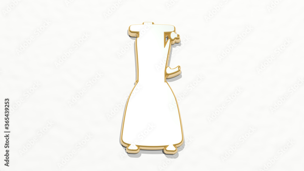 mixer on the wall. 3D illustration of metallic sculpture over a white background with mild texture. audio and equipment mixer on the wall. 3D illustration of metallic sculpture over a white background with mild texture. audio and equipment