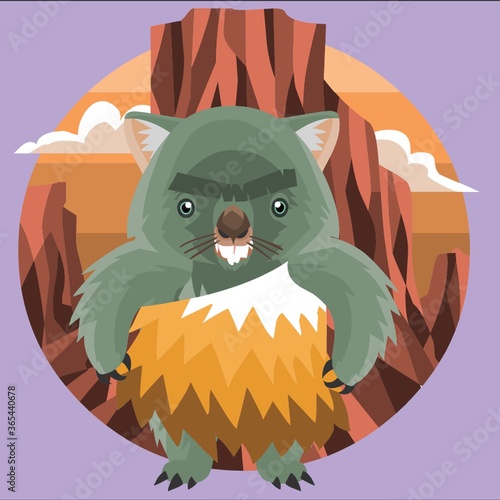 wombat caveman