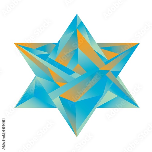 abstract geometric icon