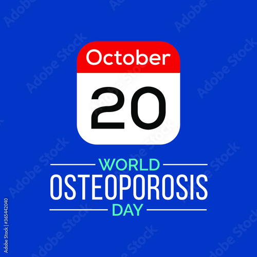 World Osteoporosis Day is observed annually on October 20th, and launches a year-long campaign dedicated to raising global awareness of the prevention, diagnosis and treatment of osteoporosis disease.