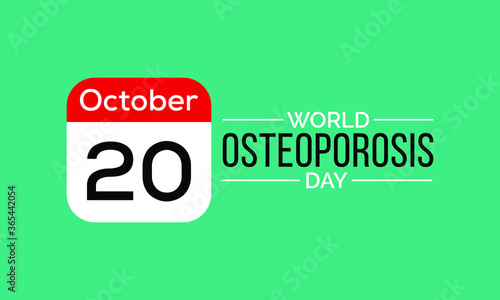 World Osteoporosis Day is observed annually on October 20th, and launches a year-long campaign dedicated to raising global awareness of the prevention, diagnosis and treatment of osteoporosis disease.