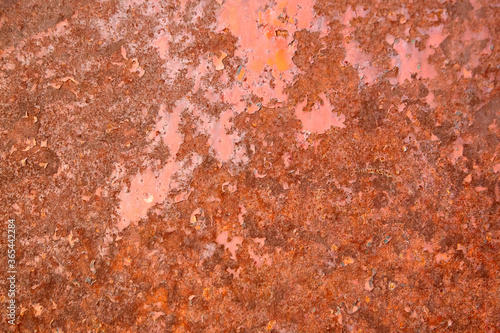 Rust red metal texture background
