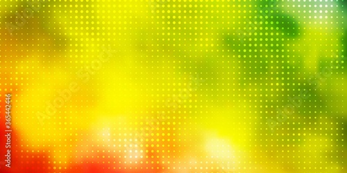 Dark Multicolor vector backdrop with dots. Glitter abstract illustration with colorful drops. Design for posters, banners.