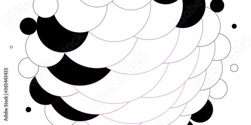 Light Pink vector pattern with spheres. Abstract illustration with colorful spots in nature style. Design for posters, banners.