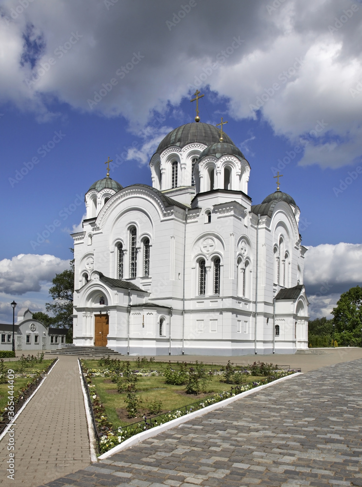 Holy Cross Cathedral in Convent of Saint Euphrosyne. Polotsk. Belarus