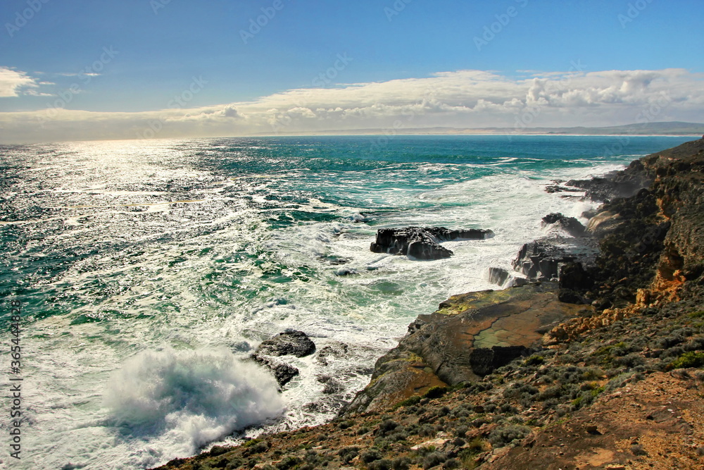 Australian rugged coastline and rocks