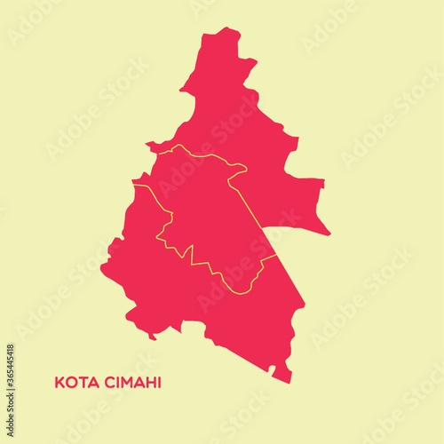 map of kota cimahi photo