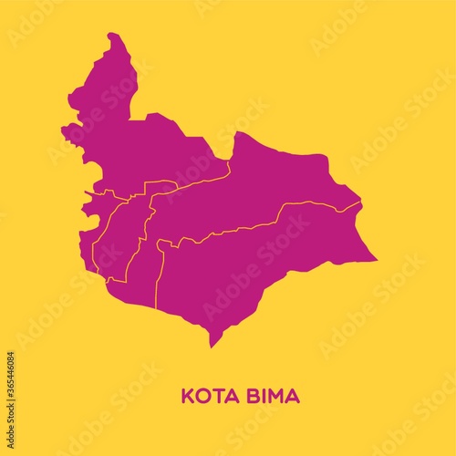 map of kota bima