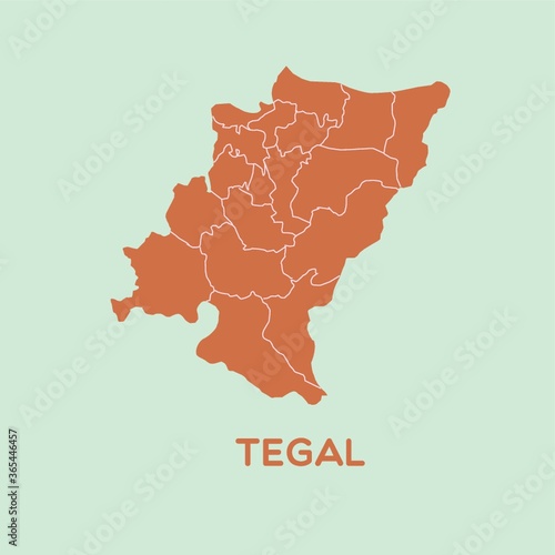 map of tegal photo