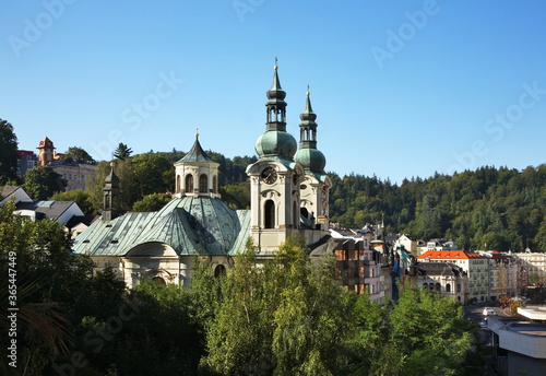 Church of St. Mary Magdalene in Karlovy Vary. Bohemia. Czech Republic