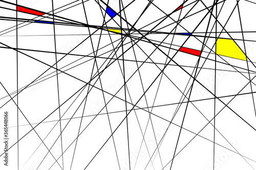 intersection of lines. abstract geometric pattern.	
