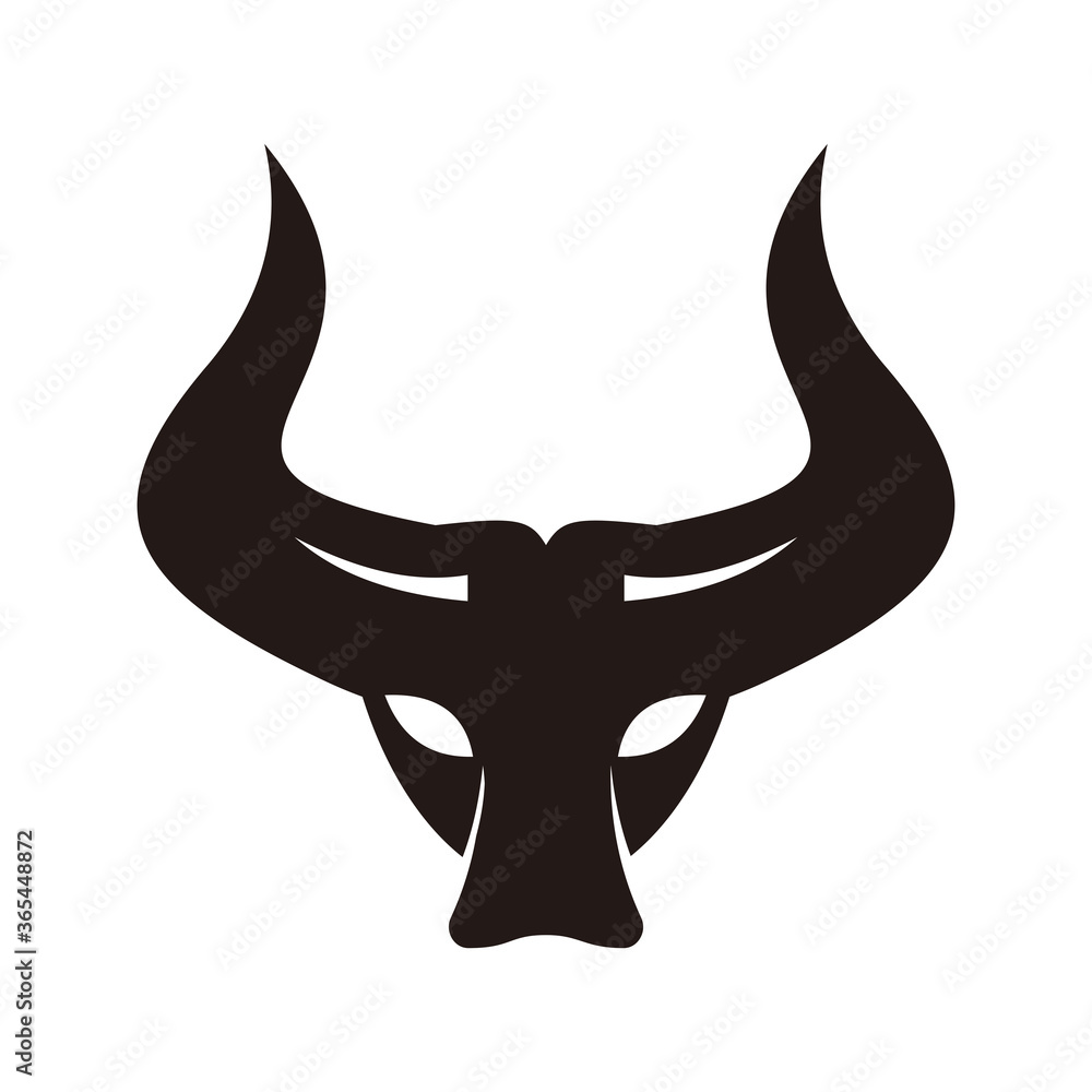 Bull head logo concept vector illustration Bull head logo concept vector illustration