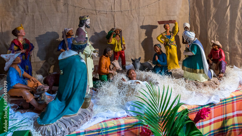 Foto traditional caribbean creche in Martinique